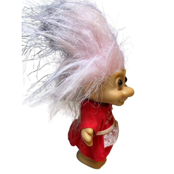 Russ You’re Very Special Troll Doll Pink Hair Red Heart Dress Valentine’s Day - Picture 4 of 8